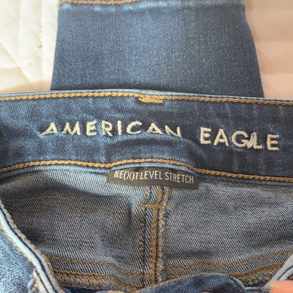 Triple 0 American Eagle  dark wash jeans - Picture 3 of 4